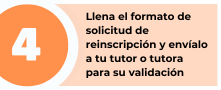 Llenado del formato de reinscripción